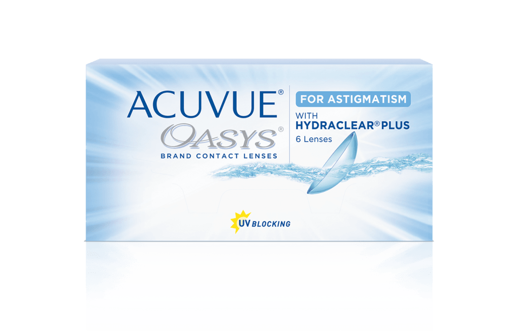 ACUVUE OASYS® til BYGNINGSFEJL med HYDRACLEAR® PLUS-teknologi – 2 ugers kontaktlinser